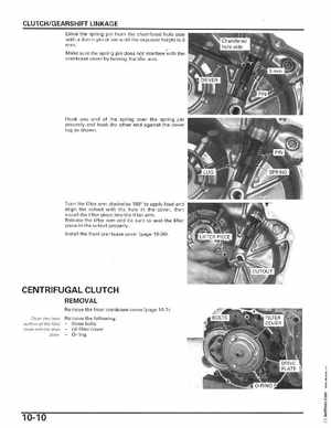 2006-2014 Honda FourTrax ATV TRX250 EX TRX250X Service Manual, Page 161