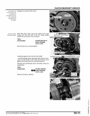 2006-2014 Honda FourTrax ATV TRX250 EX TRX250X Service Manual, Page 162