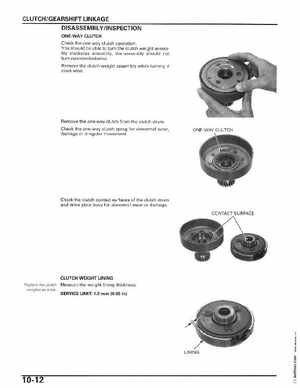 2006-2014 Honda FourTrax ATV TRX250 EX TRX250X Service Manual, Page 163