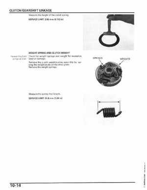 2006-2014 Honda FourTrax ATV TRX250 EX TRX250X Service Manual, Page 165