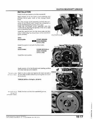 2006-2014 Honda FourTrax ATV TRX250 EX TRX250X Service Manual, Page 168