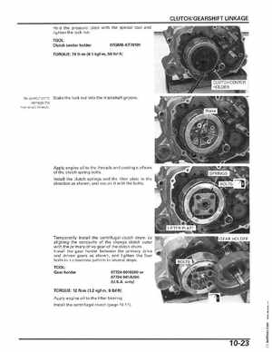 2006-2014 Honda FourTrax ATV TRX250 EX TRX250X Service Manual, Page 174