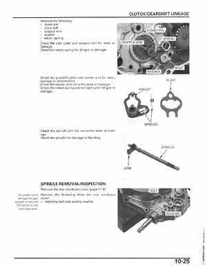 2006-2014 Honda FourTrax ATV TRX250 EX TRX250X Service Manual, Page 176