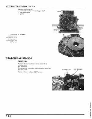 2006-2014 Honda FourTrax ATV TRX250 EX TRX250X Service Manual, Page 187