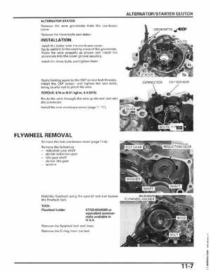 2006-2014 Honda FourTrax ATV TRX250 EX TRX250X Service Manual, Page 188