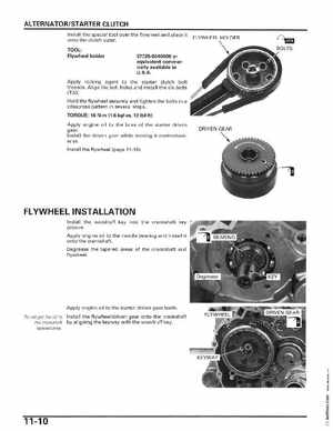 2006-2014 Honda FourTrax ATV TRX250 EX TRX250X Service Manual, Page 191