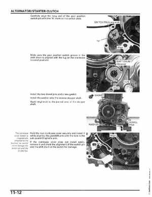 2006-2014 Honda FourTrax ATV TRX250 EX TRX250X Service Manual, Page 193