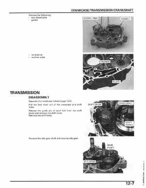 2006-2014 Honda FourTrax ATV TRX250 EX TRX250X Service Manual, Page 202