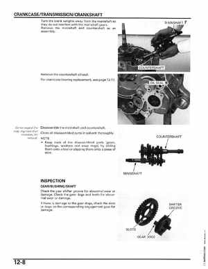 2006-2014 Honda FourTrax ATV TRX250 EX TRX250X Service Manual, Page 203