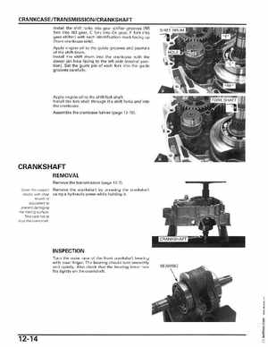 2006-2014 Honda FourTrax ATV TRX250 EX TRX250X Service Manual, Page 209