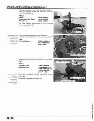 2006-2014 Honda FourTrax ATV TRX250 EX TRX250X Service Manual, Page 211