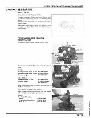 2006-2014 Honda FourTrax ATV TRX250 EX TRX250X Service Manual, Page 212