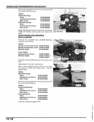 2006-2014 Honda FourTrax ATV TRX250 EX TRX250X Service Manual, Page 213