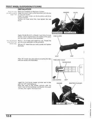 2006-2014 Honda FourTrax ATV TRX250 EX TRX250X Service Manual, Page 223
