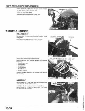 2006-2014 Honda FourTrax ATV TRX250 EX TRX250X Service Manual, Page 225
