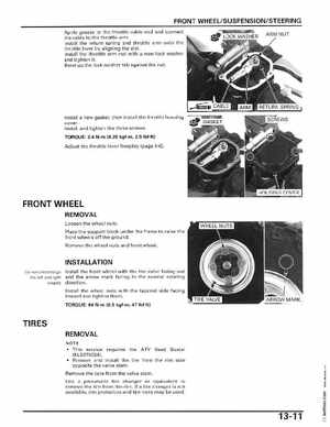 2006-2014 Honda FourTrax ATV TRX250 EX TRX250X Service Manual, Page 226