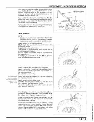 2006-2014 Honda FourTrax ATV TRX250 EX TRX250X Service Manual, Page 228