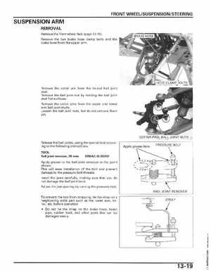 2006-2014 Honda FourTrax ATV TRX250 EX TRX250X Service Manual, Page 234