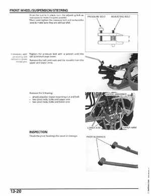 2006-2014 Honda FourTrax ATV TRX250 EX TRX250X Service Manual, Page 235