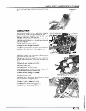 2006-2014 Honda FourTrax ATV TRX250 EX TRX250X Service Manual, Page 238
