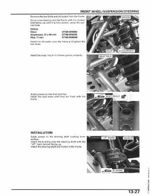 2006-2014 Honda FourTrax ATV TRX250 EX TRX250X Service Manual, Page 242