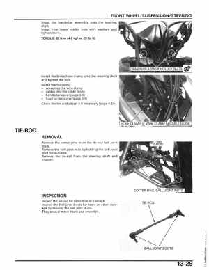 2006-2014 Honda FourTrax ATV TRX250 EX TRX250X Service Manual, Page 244