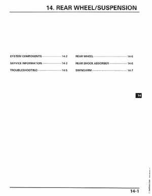2006-2014 Honda FourTrax ATV TRX250 EX TRX250X Service Manual, Page 246