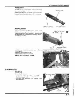 2006-2014 Honda FourTrax ATV TRX250 EX TRX250X Service Manual, Page 252