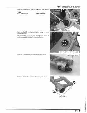 2006-2014 Honda FourTrax ATV TRX250 EX TRX250X Service Manual, Page 254