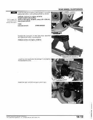 2006-2014 Honda FourTrax ATV TRX250 EX TRX250X Service Manual, Page 258