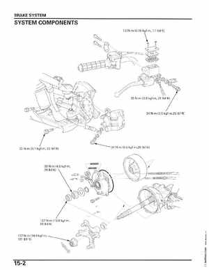 2006-2014 Honda FourTrax ATV TRX250 EX TRX250X Service Manual, Page 261
