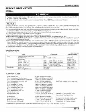 2006-2014 Honda FourTrax ATV TRX250 EX TRX250X Service Manual, Page 262