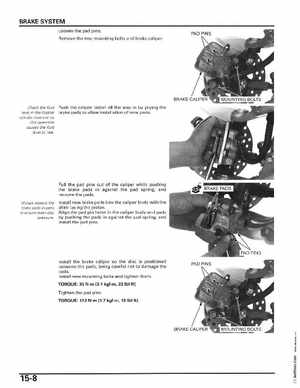 2006-2014 Honda FourTrax ATV TRX250 EX TRX250X Service Manual, Page 267