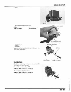 2006-2014 Honda FourTrax ATV TRX250 EX TRX250X Service Manual, Page 270