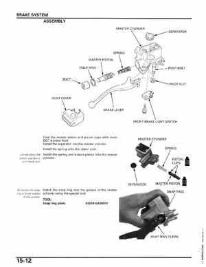 2006-2014 Honda FourTrax ATV TRX250 EX TRX250X Service Manual, Page 271