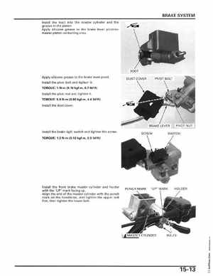 2006-2014 Honda FourTrax ATV TRX250 EX TRX250X Service Manual, Page 272