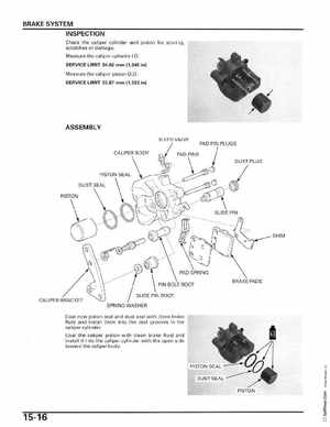 2006-2014 Honda FourTrax ATV TRX250 EX TRX250X Service Manual, Page 275