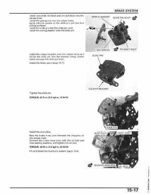 2006-2014 Honda FourTrax ATV TRX250 EX TRX250X Service Manual, Page 276