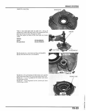 2006-2014 Honda FourTrax ATV TRX250 EX TRX250X Service Manual, Page 282