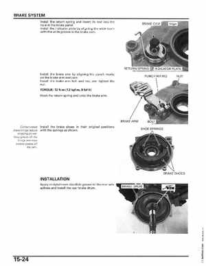 2006-2014 Honda FourTrax ATV TRX250 EX TRX250X Service Manual, Page 283