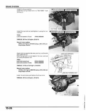 2006-2014 Honda FourTrax ATV TRX250 EX TRX250X Service Manual, Page 285