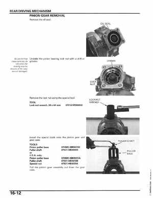 2006-2014 Honda FourTrax ATV TRX250 EX TRX250X Service Manual, Page 299
