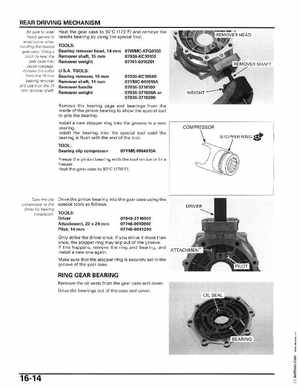 2006-2014 Honda FourTrax ATV TRX250 EX TRX250X Service Manual, Page 301
