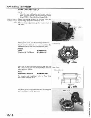 2006-2014 Honda FourTrax ATV TRX250 EX TRX250X Service Manual, Page 305