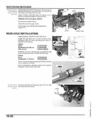 2006-2014 Honda FourTrax ATV TRX250 EX TRX250X Service Manual, Page 307