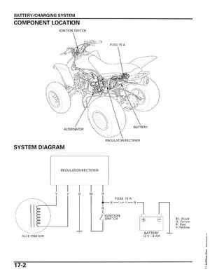 2006-2014 Honda FourTrax ATV TRX250 EX TRX250X Service Manual, Page 310