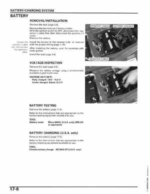 2006-2014 Honda FourTrax ATV TRX250 EX TRX250X Service Manual, Page 314