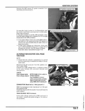2006-2014 Honda FourTrax ATV TRX250 EX TRX250X Service Manual, Page 324