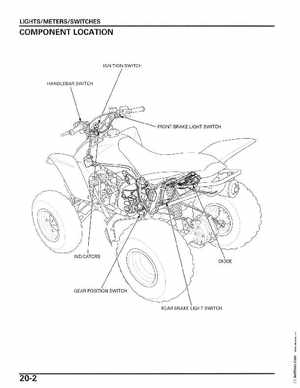 2006-2014 Honda FourTrax ATV TRX250 EX TRX250X Service Manual, Page 341