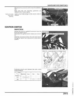 2006-2014 Honda FourTrax ATV TRX250 EX TRX250X Service Manual, Page 344